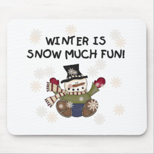 Snow Much Fun Mouse Pad
