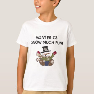Snow Much Fun Snowman Tshirts and gifts