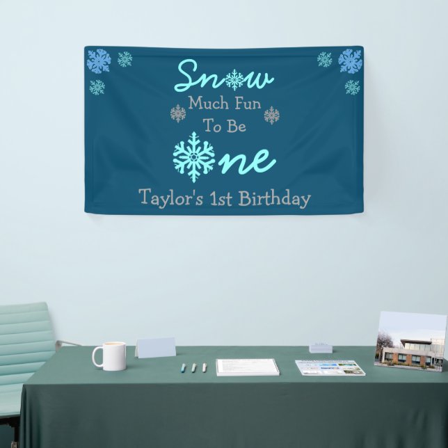 Snow Much Fun To Be One Banner (Tradeshow)