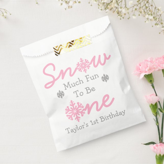 Snow Much Fun To Be One Favour Bag (Sealed)