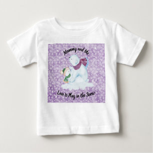Snow Mum & Baby Snowman Tee