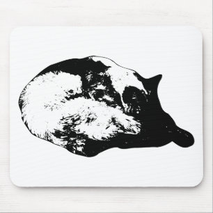 snow-murmur coat mouse pad