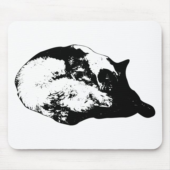 snow-murmur coat mouse pad (Front)