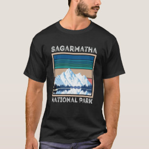 Snow National Park Sagarmatha Everest Tibet Nepal  T-Shirt