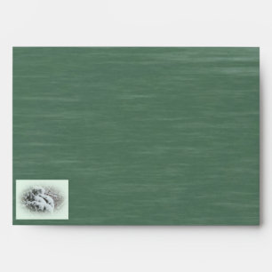 Snow on Arbor Vitae Envelopes
