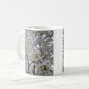 Snow on Blossoms Coffee Mug