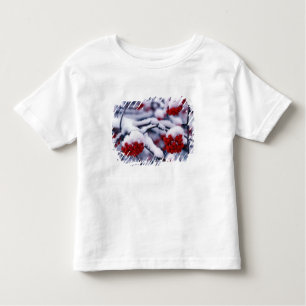 Snow on European Mountain Ash Berries, Utah. Toddler T-Shirt