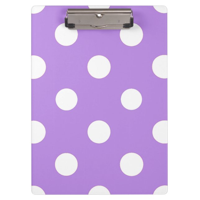 Snow on Lilac Clipboard (Front)