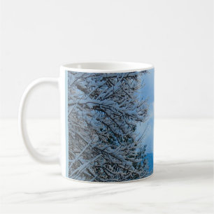 Snow on Pine Trees in Colorado Rocky Mountains Coffee Mug