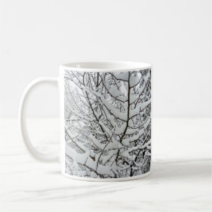 SNOW ON THE BRANCHES COFFEE MUG