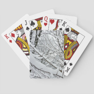 SNOW ON THE BRANCHES   PLAYING CARDS