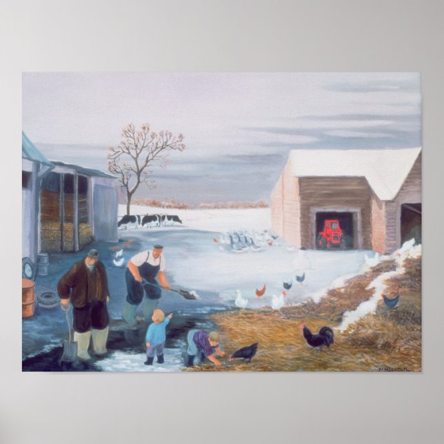 Snow on the Farm Poster (Front)