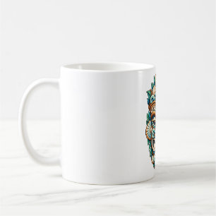 Snow Pearl Tiki Coffee Mug