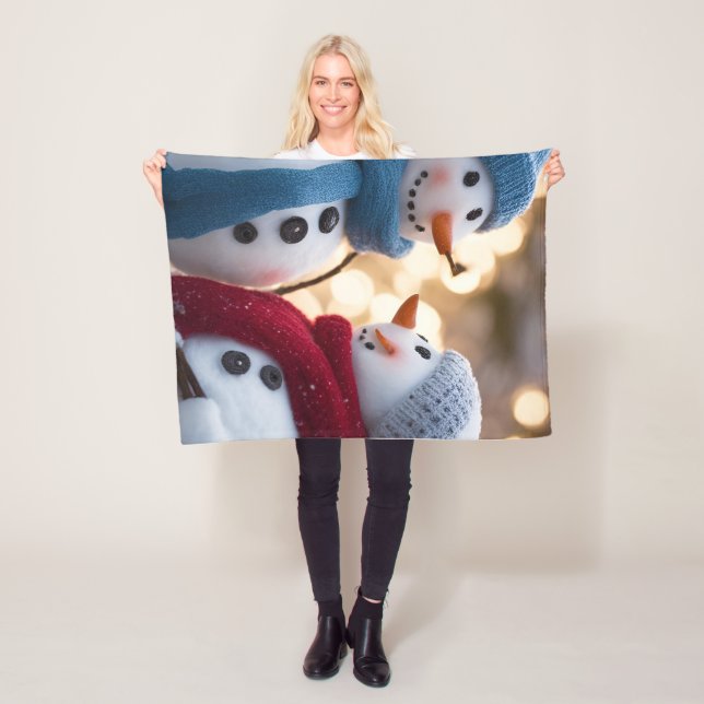 Snow People Blanket (In Situ)