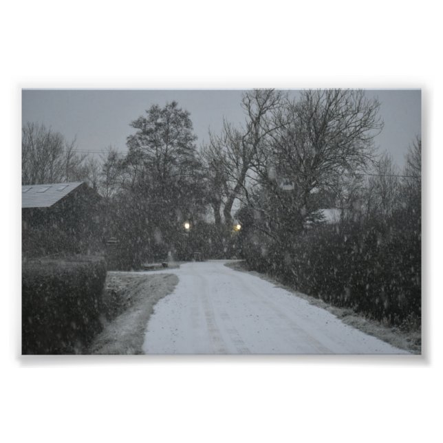Snow  photo print (Front)