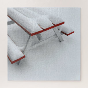 snow picnic jigsaw puzzle
