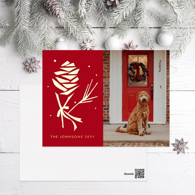 Snow Pinecone Holiday Photo (Creator Uploaded)