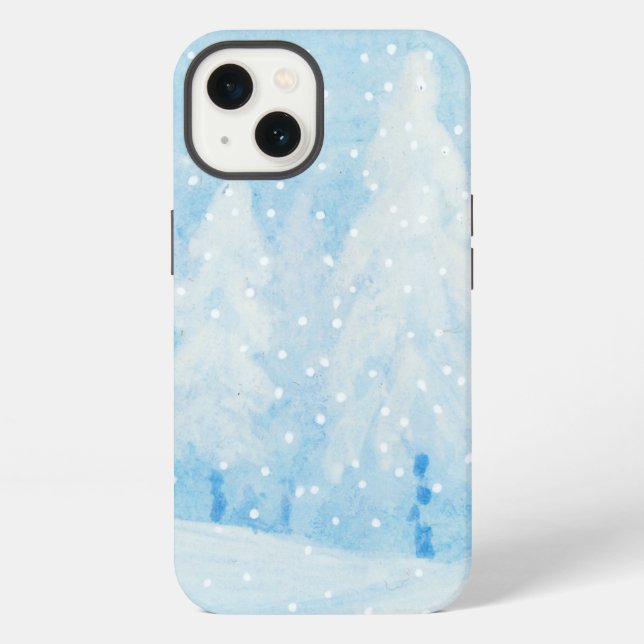 Snow Pines iPhone Case (Back)
