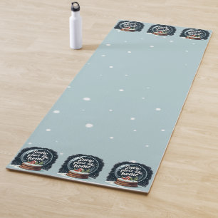 Snow Place Like Home Holiday Quote Yoga Mat