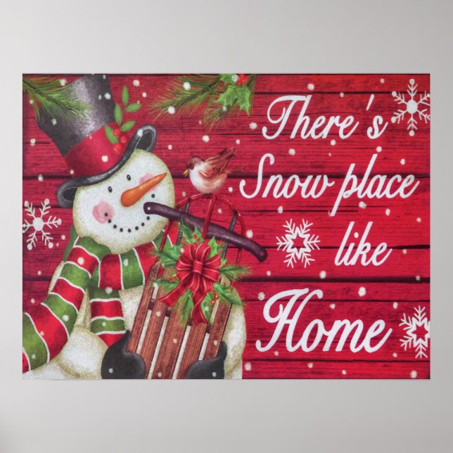 Snow Place Like Home Poster (Front)