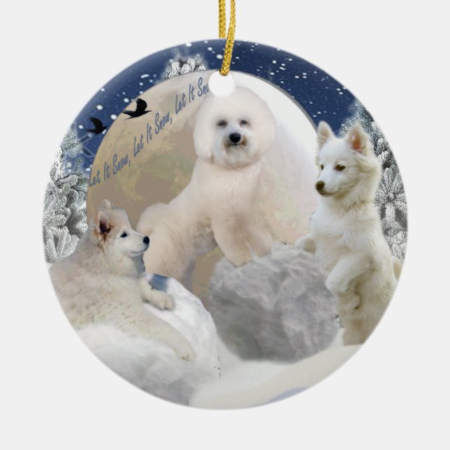 Snow Play Ornament (Front)
