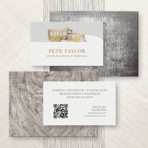 Snow Plough Business Card