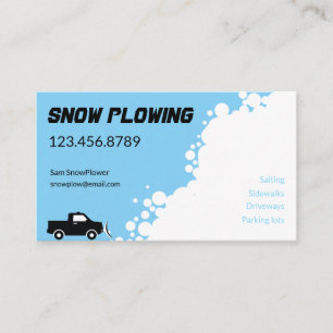 Snow Plough Company Business Card