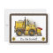 Snow Plough Construction Kids Party Invitation