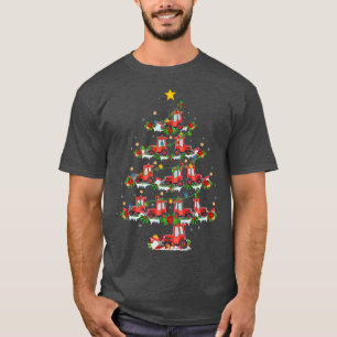 Snow Plough Lover Xmas Matching Santa Snow Plough T-Shirt
