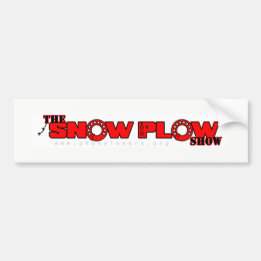 Snow Plough Show Bumper Sticker