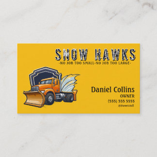 Snow Plowing Business Card