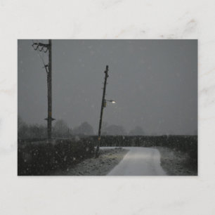 Snow postcard
