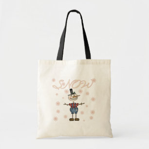 Snow Primsical Snowman Tote Bag