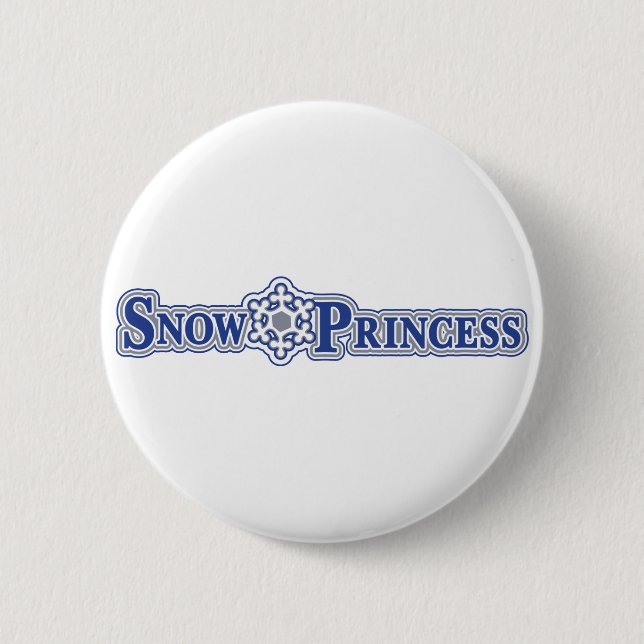 Snow-Princess-Light 6 Cm Round Badge (Front)