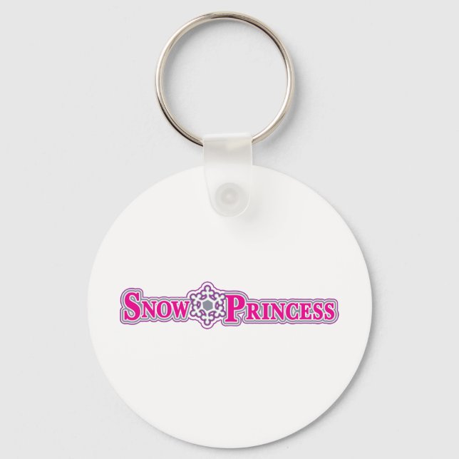 Snow-Princess-pink Key Ring (Front)