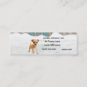 Snow puppy Business Card