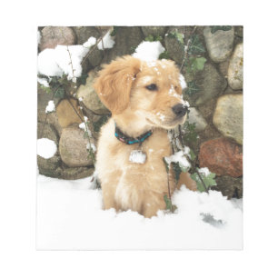Snow Puppy Notepad