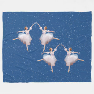 Snow Queen Ballerina Fleece Blanket