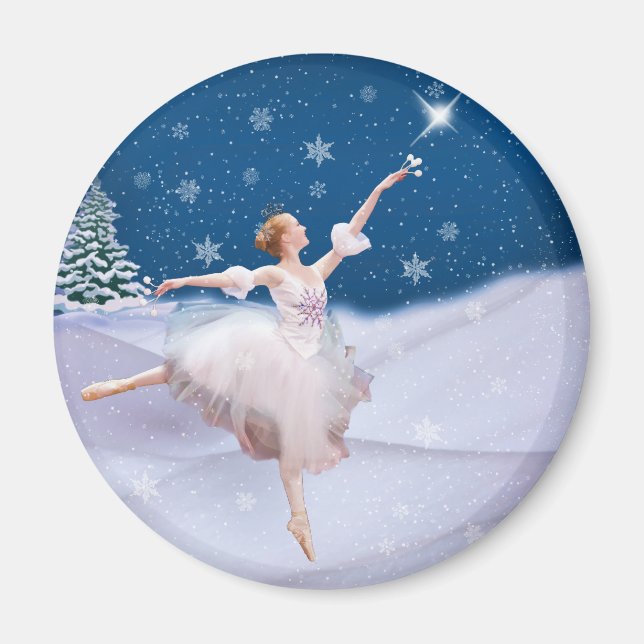 Snow Queen Ballerina  Magnet (Front)