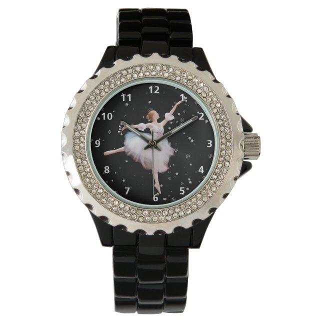 Snow Queen Ballerina With Numerals Watch (Front)