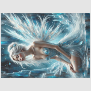 Snow Queen Fairy Winter Crystal Christmas Tissue Paper