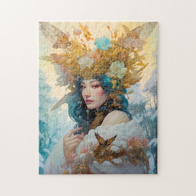 Snow Queen Fantasy Art Jigsaw Puzzle (Vertical)