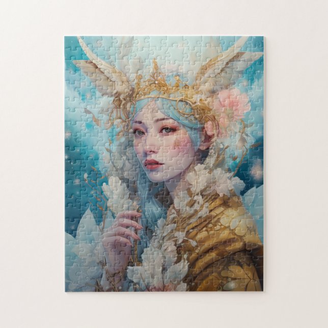 Snow Queen Fantasy Art Jigsaw Puzzle (Vertical)
