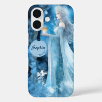 Snow Queen Fantasy Art – Mystical Winter Goddess