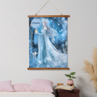 Snow Queen Fantasy Art – Mystical Winter Goddess