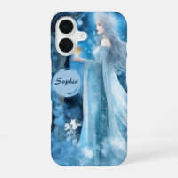 Snow Queen Fantasy Art – Mystical Winter Goddess