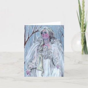 Snow Queen Glossy card