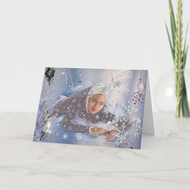 Snow Queen Holiday Card (Front)