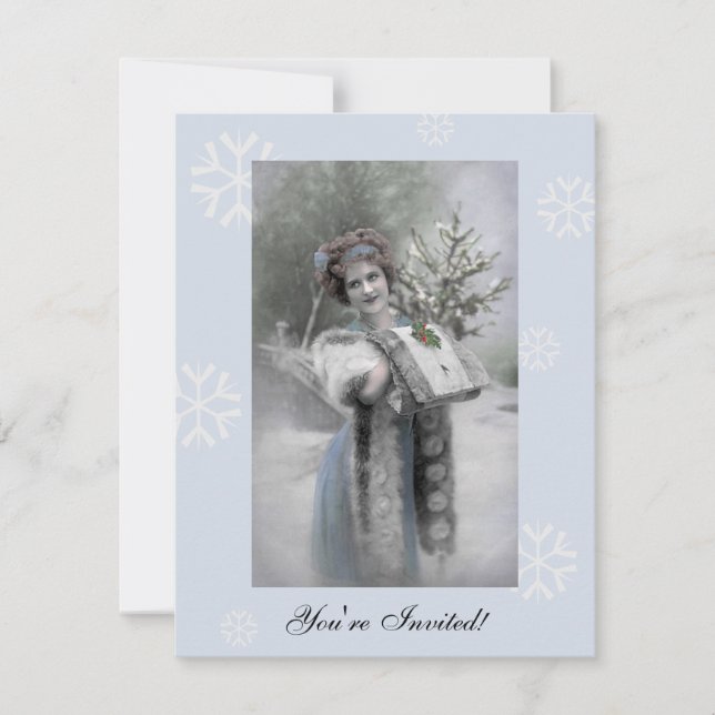 Snow Queen - Invitation (Customise) (Front)