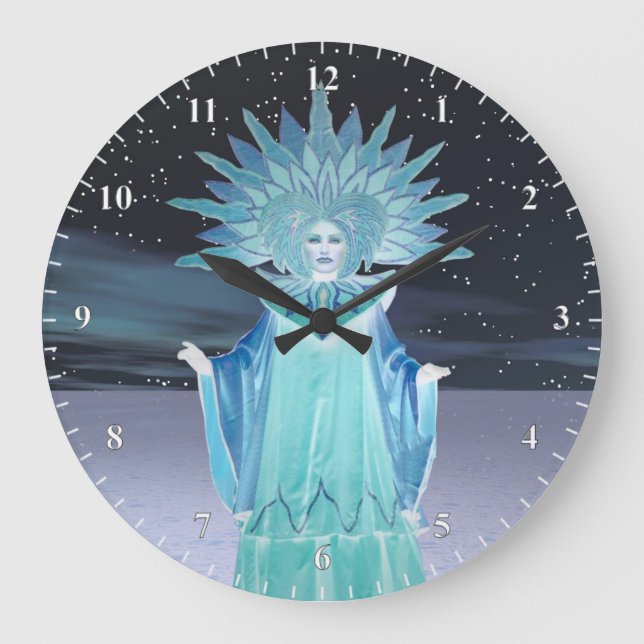 Snow Queen Large Clock (Front)